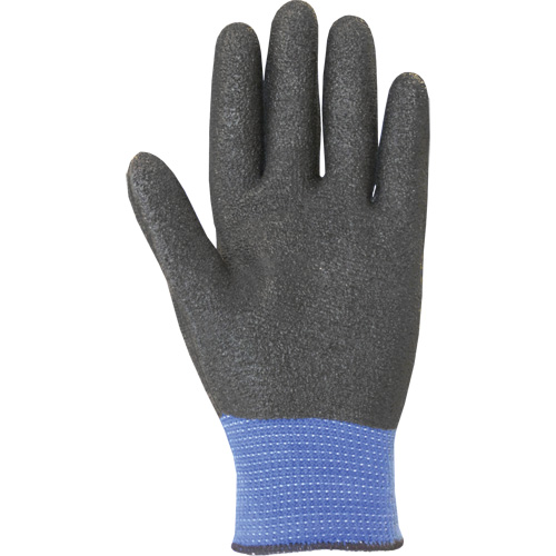Gants enduits tout usage, Moyen, R&ecirc;vetement Latex de caoutchouc, Calibre 13, Enveloppe en Polyester D. Morneault & Fils