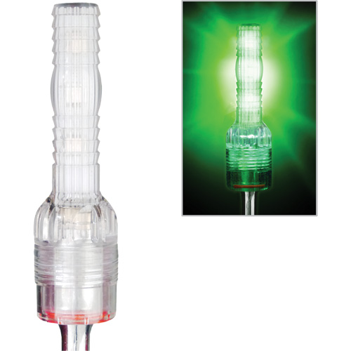 Tiges de s&eacute;curit&eacute; avec lumi&egrave;re DEL tr&egrave;s visibles Safety Whip D. Morneault & Fils