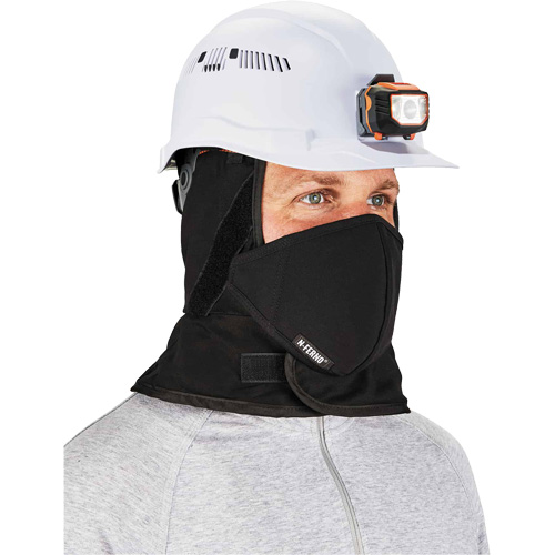 Doublure de casque de s&eacute;curit&eacute; d'hiver N-Ferno avec cache-bouche, Doublure en Molleton, Taille unique, Noir D. Morneault & Fils
