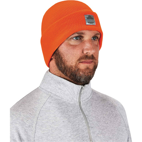 Bonnet en tricot c&ocirc;tel&eacute; N-Ferno, Taille unique, Orange D. Morneault & Fils