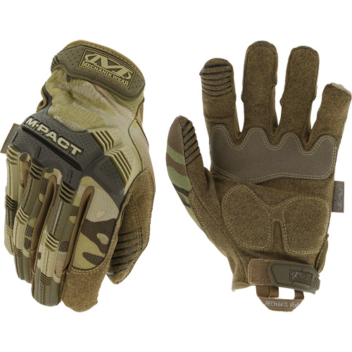 M-Pact&reg; MultiCam Tactical Impact Gloves, 8, Synthetic Palm, Hook & Loop Cuff D. Morneault & Fils