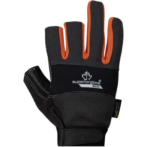 Clutch Gear&reg; Open-Finger Framers Gloves, Synthetic Palm, Size Small D. Morneault & Fils