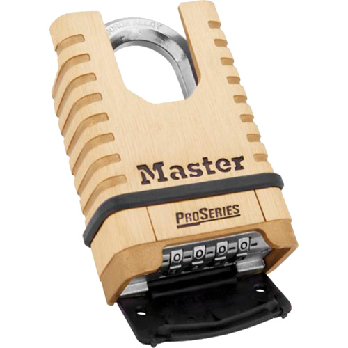 Cadenas &agrave; combinaison prot&eacute;g&eacute; ProSeries, Laiton, Laiton massif, Largeur de 2-1/4" D. Morneault & Fils