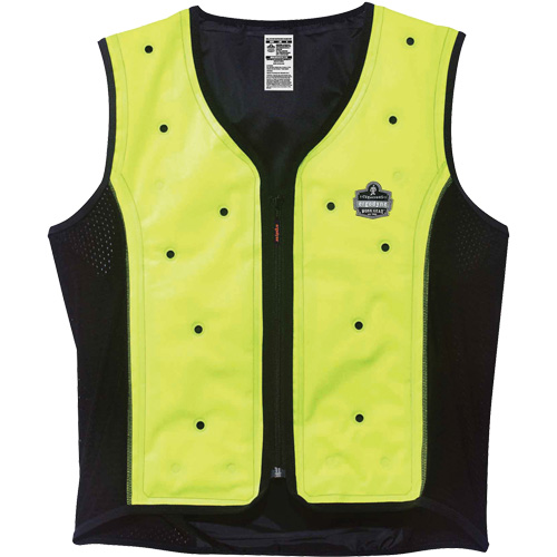 Gilet de refroidissement &agrave; sec Chill-Its 6685, 4T-Grand, Jaune lime haute visibilit&eacute; D. Morneault & Fils