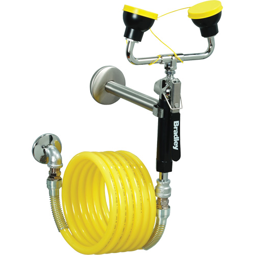 Poste de douche oculaire, Installation Montage mural D. Morneault & Fils