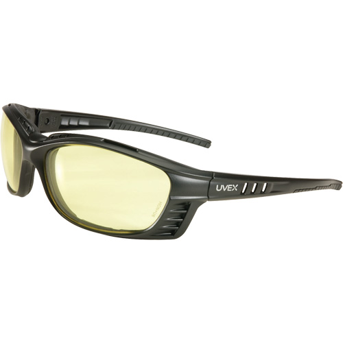 Uvex&reg; Livewire Safety Glasses with HydroShield Lenses, Amber Lens, Anti-Fog, ANSI Z87+/Meets/Exceeds CSA Z94.3 D. Morneault & Fils