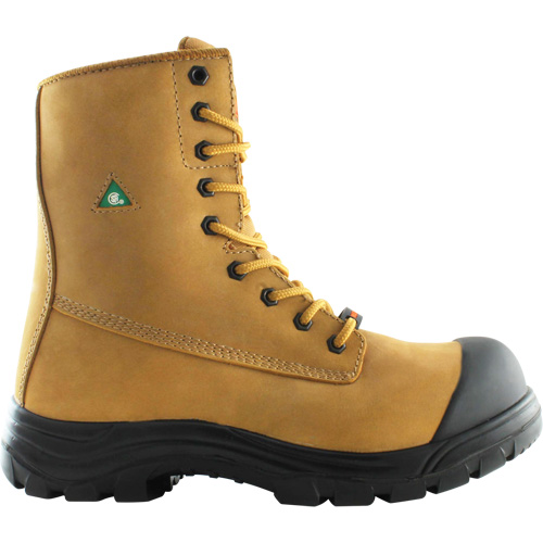 Bottes de travail Storm, Cuir, Embout Acier, Taille 7, Imperm&eacute;able D. Morneault & Fils