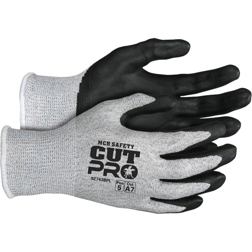 Gants r&eacute;sistant aux coupes Safety Cut Pro, Taille Grand, Calibre 13, Rev&ecirc;tement Bipolym&egrave;re, Enveloppe en PEHP, ASTM ANSI niveau A7 D. Morneault & Fils