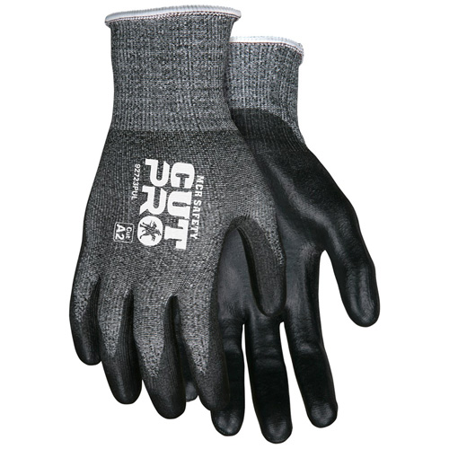 Gants r&eacute;sistant aux coupes Safety Cut Pro, Taille Grand, Calibre 13, Rev&ecirc;tement Polyur&eacute;thane, Enveloppe en PEHP, ASTM ANSI niveau A2 D. Morneault & Fils