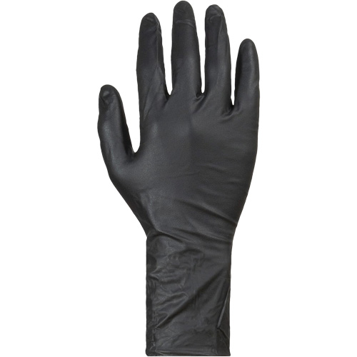 KeepKleen&reg; Disposable Gloves, Small, Nitrile, 8-mil, Powder-Free, Black D. Morneault & Fils