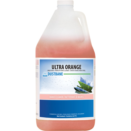 Nettoyant pour les mains Ultra Orange, Liquide, 4 L, Cruche, Parfum&eacute; D. Morneault & Fils