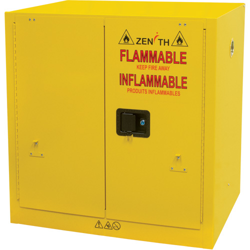 Flammable Storage Cabinet, 22 gal., 2 Door, 35" W x 35" H x 22" D D. Morneault & Fils