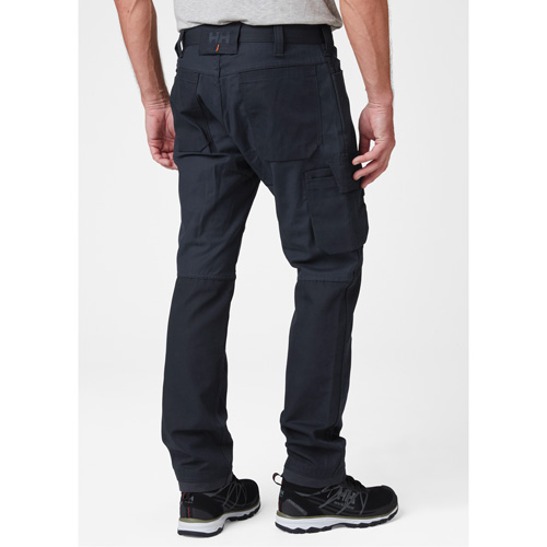 Pantalons d'entretien Oxford, Poly-coton, Bleu marin, Taille 30, Entrejambe 30 D. Morneault & Fils