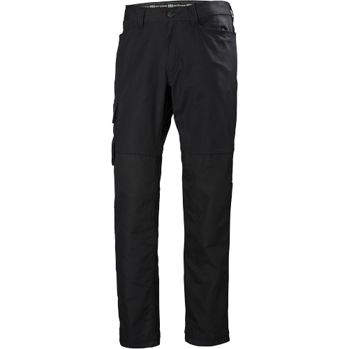 Pantalons d'entretien Oxford, Poly-coton, Noir, Taille 30, Entrejambe 30 D. Morneault & Fils