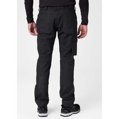 Pantalons d'entretien Oxford, Poly-coton, Noir, Taille 30, Entrejambe 30 D. Morneault & Fils