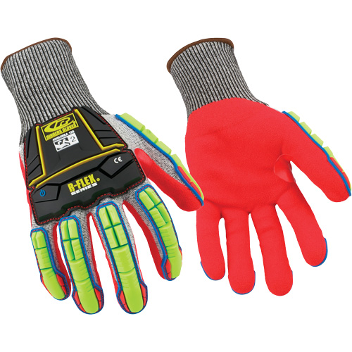 Gants r&eacute;sistants aux coupures 065, Taille T-petit/7, Calibre 13, Rev&ecirc;tement Nitrile, Enveloppe en PEHP, ANSI/ISEA 105 niveau 4 D. Morneault & Fils