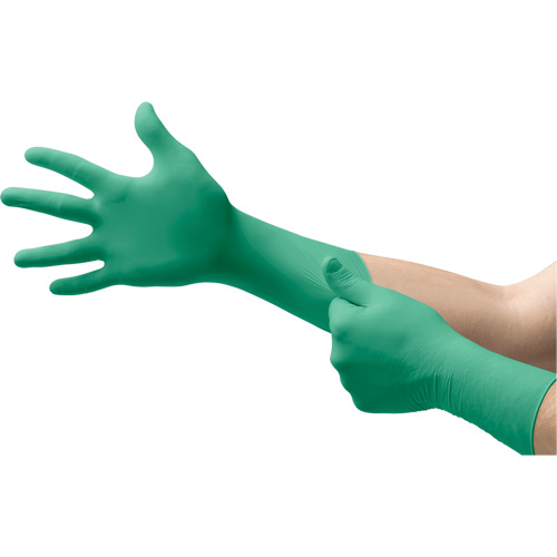 TouchNTuff&reg; Gloves, Size Large, 11.8" L, Nitrile, 6.2-mil D. Morneault & Fils