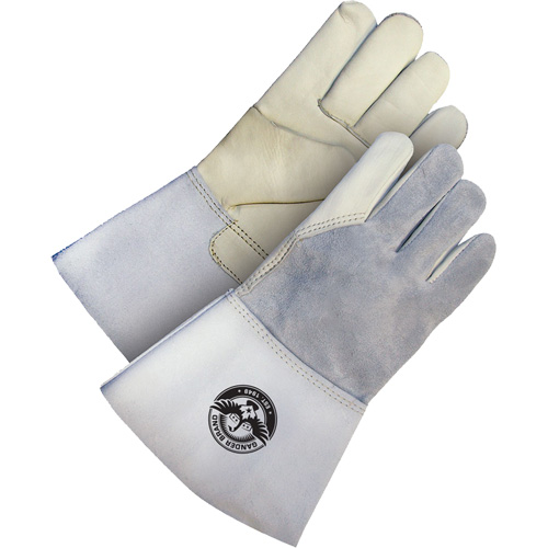 Gander Brand Utility Grain Leather Welder Gloves, Grain Cowhide, Size Small D. Morneault & Fils