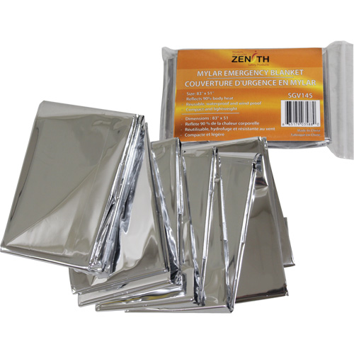 Emergency Blanket, Aluminized Polyester D. Morneault & Fils