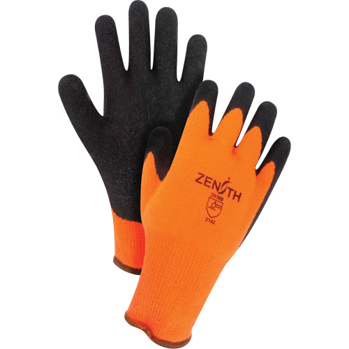 Gant d'hiver en caoutchouc naturel, 2T-Grand, R&ecirc;vetement Latex, Calibre 10, Enveloppe en Polyester/Coton D. Morneault & Fils
