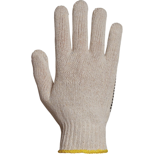 Sure Grip&reg; PVC Dotted String Knit Glove, Poly/Cotton, Single Sided, 7 Gauge, X-Small D. Morneault & Fils