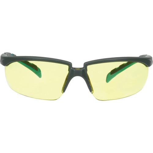 Lunettes de s&eacute;curit&eacute; de la s&eacute;rie Solus 2000, Lentille Ambr&eacute;e, Antibu&eacute;e/Anti-&eacute;gratignures, ANSI Z87+ D. Morneault & Fils