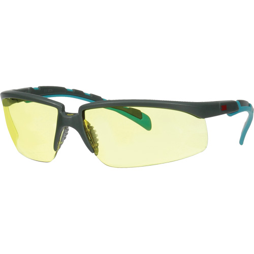 Lunettes de s&eacute;curit&eacute; de la s&eacute;rie Solus 2000, Lentille Ambr&eacute;e, Antibu&eacute;e/Anti-&eacute;gratignures, ANSI Z87+ D. Morneault & Fils