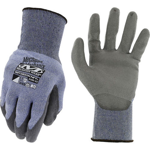 SpeedKnit B2 Cut-Resistant Gloves, Size Medium/8, 15 Gauge, Polyurethane Coated, HPPE Shell, ASTM ANSI Level A2/EN 388 Level B D. Morneault & Fils