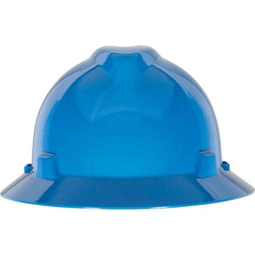 Casque de s&eacute;curit&eacute; &agrave; fente et bordure compl&egrave;te V-Gard, Suspension &agrave; douille, Non ventil&eacute; D. Morneault & Fils