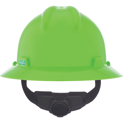 V-Gard&reg; Slotted Full-Brim Hardhat, Meets CSA Type 1, Ratchet Suspension, Non-Vented D. Morneault & Fils