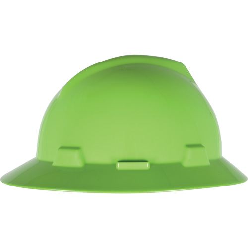 Casque de s&eacute;curit&eacute; &agrave; fente et bordure compl&egrave;te V-Gard, Suspension &agrave; douille, Non ventil&eacute; D. Morneault & Fils