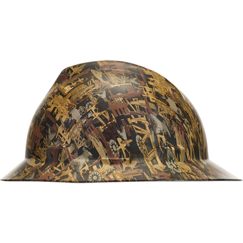 V-Gard&reg; Hydro Dip Full Brim Hard Hat, Meets CSA Type 1, Ratchet Suspension, Non-Vented D. Morneault & Fils
