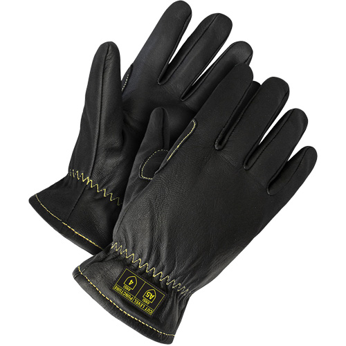 Gants r&eacute;sistants aux huiles Deny, 3T-Grand, Paume en Cuir fleur de ch&egrave;vre D. Morneault & Fils