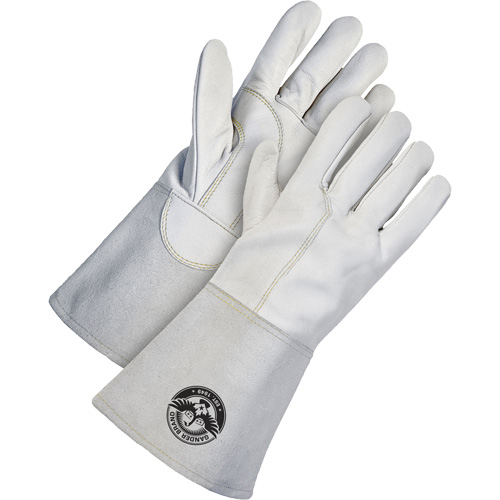 TIG Welder's Gloves, Split Goatskin, Size Large D. Morneault & Fils
