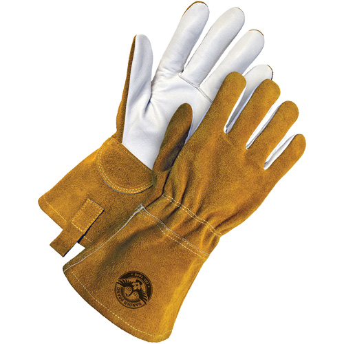 TIG Welder's Gloves, Grain Goatskin, Size X-Large D. Morneault & Fils