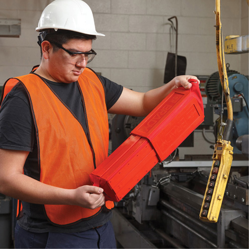 Couvercle de s&eacute;curit&eacute; pour boîte &agrave; boutons pendante, Ensemble &eacute;lectrique D. Morneault & Fils