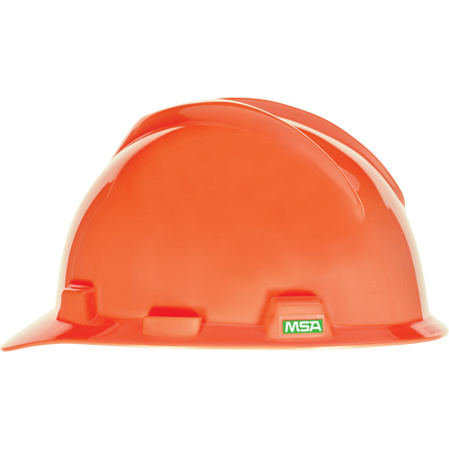 Casque de s&eacute;curit&eacute; &agrave; fentes V-Gard, R&eacute;pond aux normes CSA type 1, Suspension Rochet, Non ventil&eacute; D. Morneault & Fils