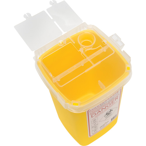 Contenant pour objets pointus et tranchants, Capacit&eacute; de 1 L D. Morneault & Fils