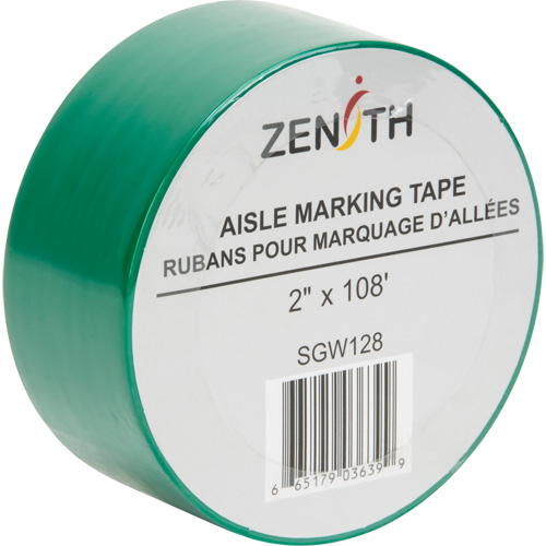 Ruban pour marquage d'all&eacute;es, 2" x 108', PVC, Vert D. Morneault & Fils
