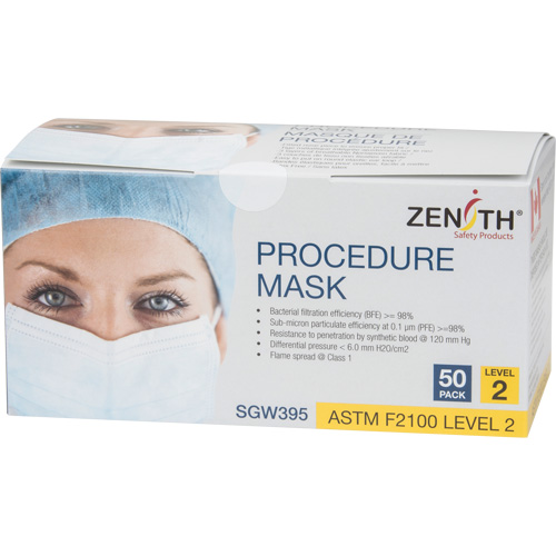 Disposable Procedure Face Masks, ASTM F2100 Level 2, Class 1 D. Morneault & Fils