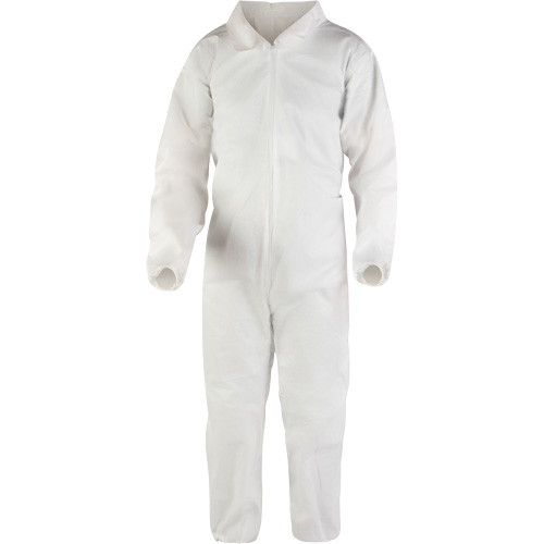 Premium Coveralls, 4X-Large, White, Microporous D. Morneault & Fils