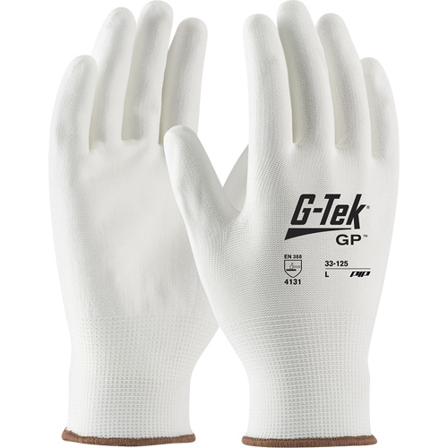 Gants enduits G-Tek GP, Petit, R&ecirc;vetement Polyur&eacute;thane, Calibre 13, Enveloppe en Nylon D. Morneault & Fils