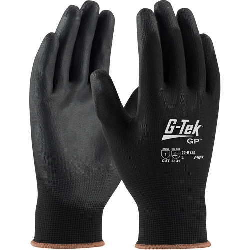 Gants enduits G-Tek GP, Petit, R&ecirc;vetement Polyur&eacute;thane, Calibre 13, Enveloppe en Nylon D. Morneault & Fils