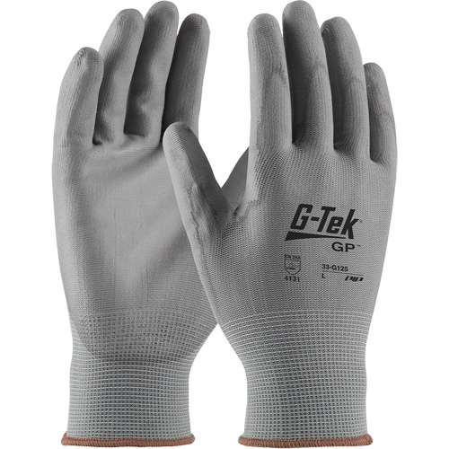 Gants enduits G-Tek GP, T-Grand, R&ecirc;vetement Polyur&eacute;thane, Calibre 13, Enveloppe en Nylon D. Morneault & Fils