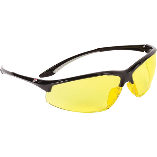 Dynamic Hummingbird Semi-Rimless Safety Glasses, Amber Lens, Anti-Fog, ANSI Z87+/Meets/Exceeds CSA Z94.3 D. Morneault & Fils