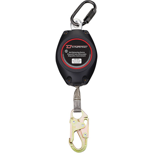 Dynamic Self-Retracting Lifeline, 20', Dyneema&reg;, Swivel D. Morneault & Fils