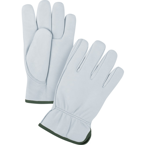 Gants de conducteur de premi&egrave;re qualit&eacute;, Grand, Paume en Cuir fleur de ch&egrave;vre D. Morneault & Fils