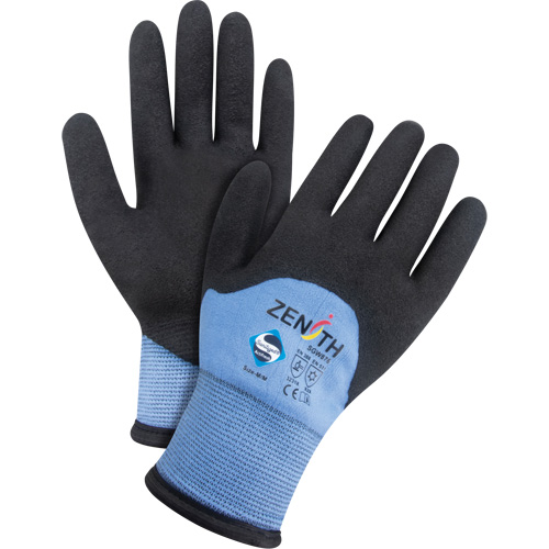 Gants enduits ZX-30° de premi&egrave;re qualit&eacute;, T-Grand, R&ecirc;vetement Mousse de PVC, Calibre 15, Enveloppe en Nylon D. Morneault & Fils