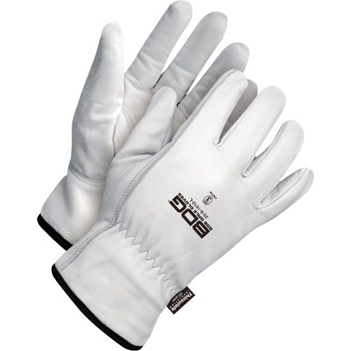 Gants de conducteur classiques r&eacute;sistant &agrave; la perforation, Grand, Paume en Cuir fleur de ch&egrave;vre, Thinsulate D. Morneault & Fils