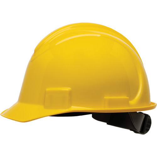 North&reg; Short Brim Hardhat, Meets CSA Type 1, Ratchet Suspension, Non-Vented D. Morneault & Fils